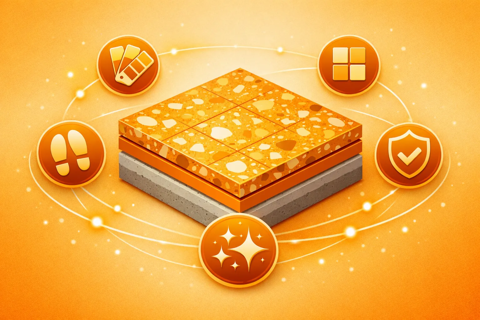 Linolit® DesignTerrazzo® (dizaynerlik terrazzo)