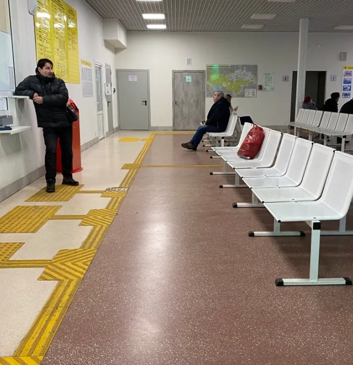 Фото проекта: Автобусный вокзал, г. Йошкар-Ола — терраццо-полы для транспортного узла