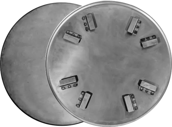 Затирочный диск Linolit® 750.8.4 С (8 креплений, ХК сталь)