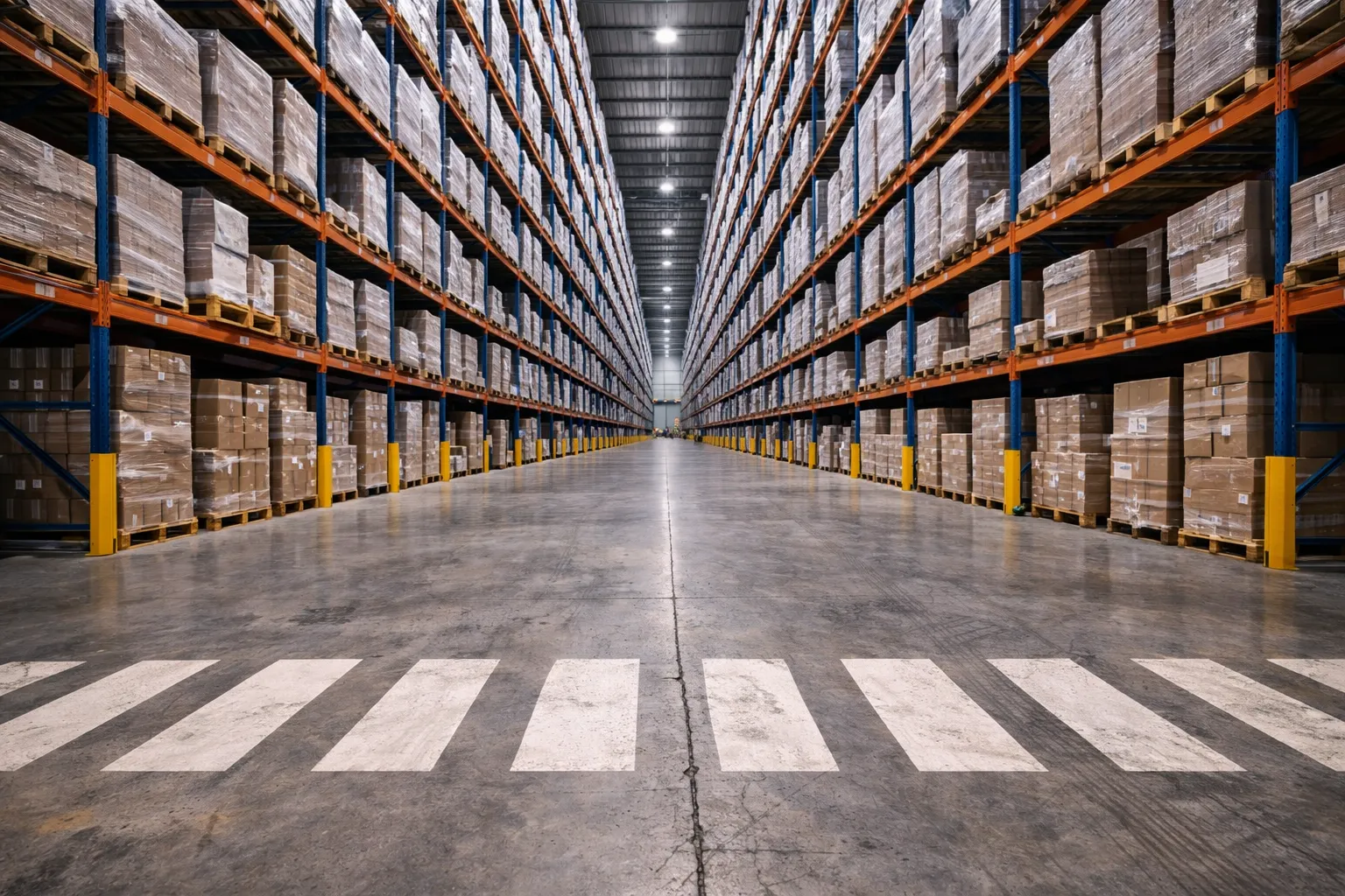 Склад: зоны повышенного износа