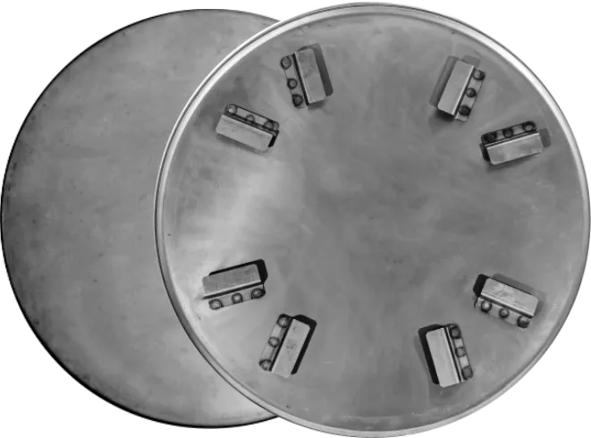 Затирочный диск Linolit® 980.8.4 С (8 креплений, ХК сталь)