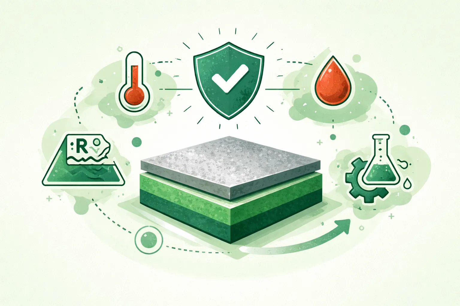 PU-sement sistema 6–9 mm (termoshok, R11–R13)