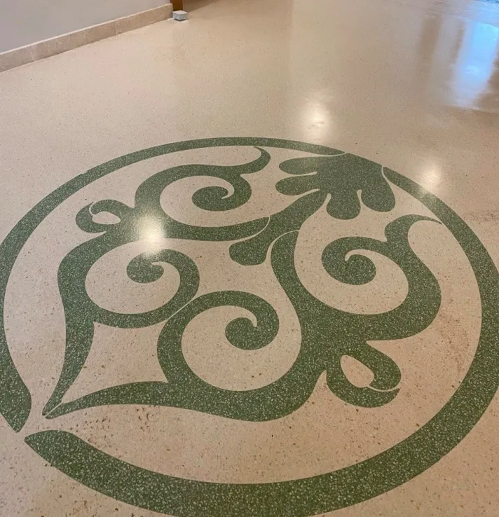 Фото проекта: Казанский Кремль: терраццо-полы Linolit TERRAZZO в кафе и детском центре