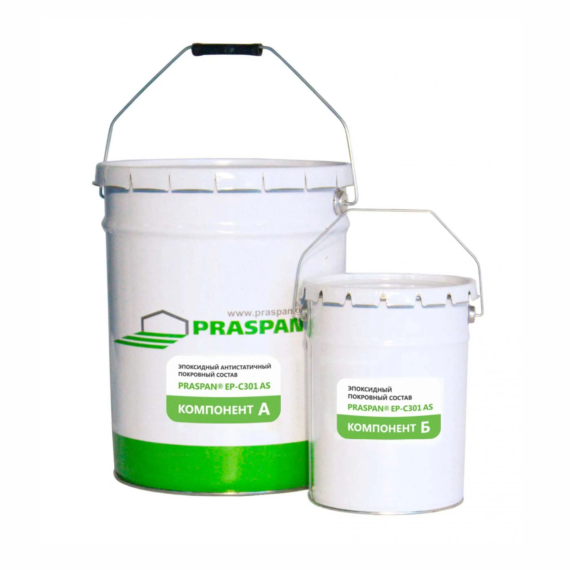 Antistatik epoksi pokrov tarkibi «PRASPAN® EP-C301 AS»