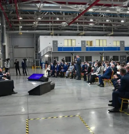 Акси лоиҳа: Парки индустриалии «Синергия», шаҳри Елабуга — 260 000 м² фаршҳои саноатӣ Wiron ва Refloor ST‑S200