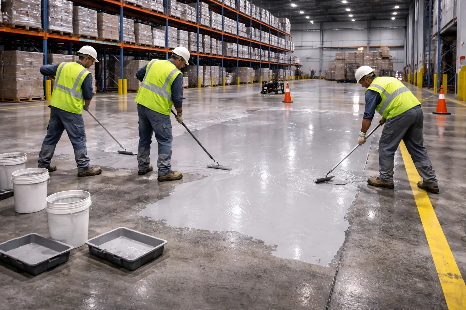 Логистический центр: зоны движения техники