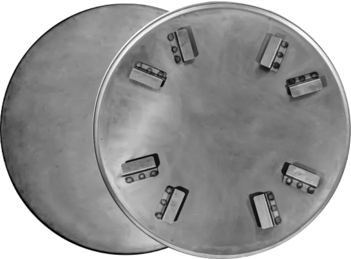 Затирочный диск Linolit® 1200.8.4 С (8 креплений, ХК сталь)